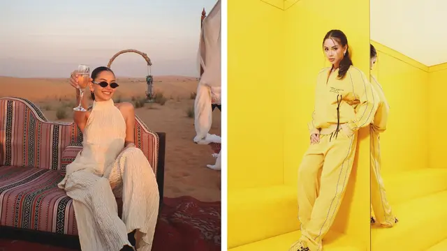7 Gaya Celana Panjang Elegan ala Alyssa Daguise: Tampil Cantik