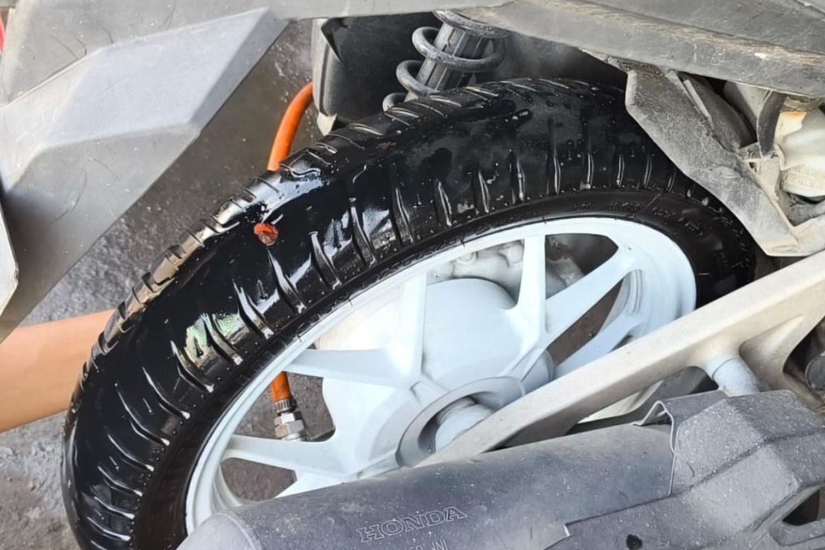 Uji Tuntas: Batas Maksimum Tambalan Ban Motor Tubeless