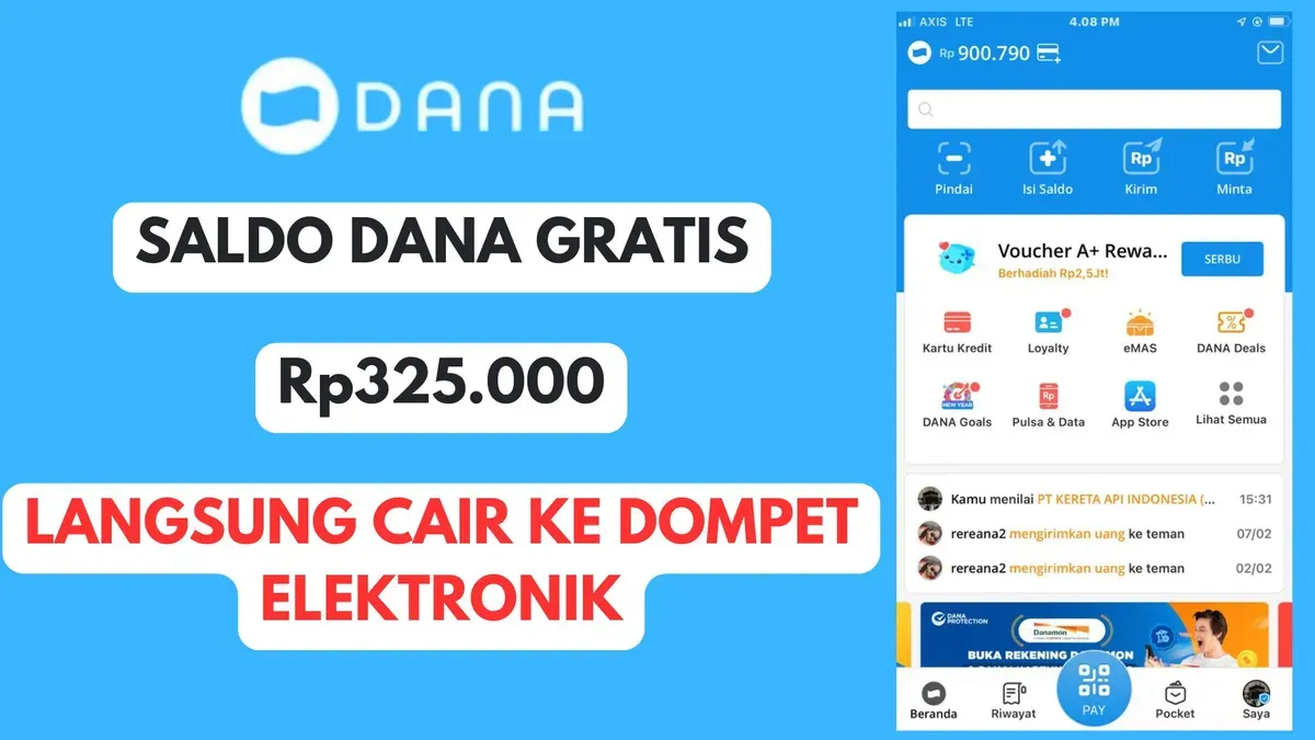 Raih Saldo DANA Gratis Hingga Rp300.000: 8 Aplikasi Penghasil Uang Terbukti