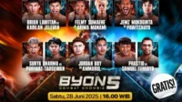 Saksikan Aksi Kkajhe vs Azis Calim di Byon Combat 5 Live